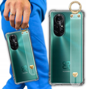 Etui Antishock Pasek Serduszko do HUAWEI NOVA 8 5G