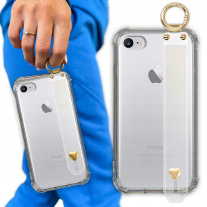 Etui Antishock Pasek Serduszko do IPHONE SE2/ SE3