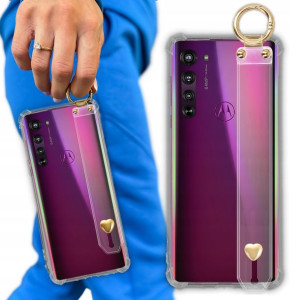 Etui Antishock Pasek Serduszko do MOTOROLA EDGE
