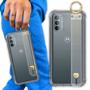 Etui Antishock Pasek Serduszko do MOTOROLA G41 4G