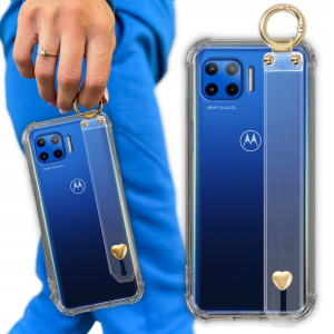 Etui Antishock Pasek Serduszko do MOTOROLA ONE 5G