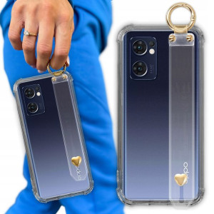 Etui Antishock Pasek Serduszko do OPPO RENO 7 5G