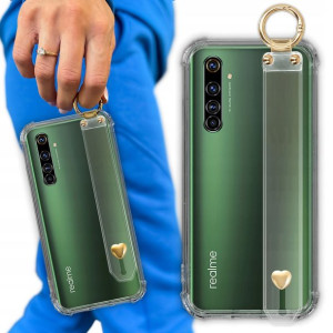 Etui Antishock Pasek Serduszko do REALME X50 PRO