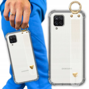 Etui Antishock Pasek Serduszko do SAMSUNG A12 5G
