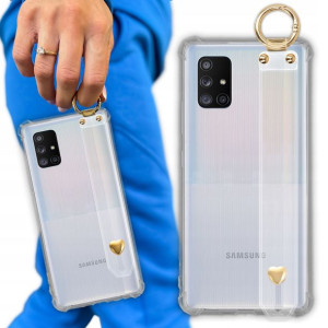 Etui Antishock Pasek Serduszko do SAMSUNG A71 5G