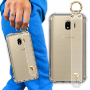 Etui Antishock Pasek Serduszko do SAMSUNG J4 2018