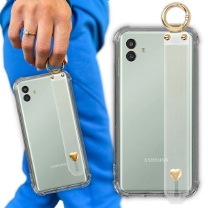 Etui Antishock Pasek Serduszko do SAMSUNG M13 5G