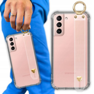 Etui Antishock Pasek Serduszko do SAMSUNG S21 5G