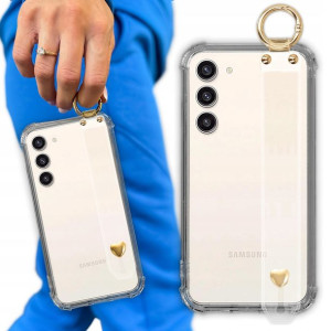 Etui Antishock Pasek Serduszko do SAMSUNG S23 PLUS