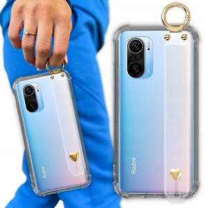 Etui Antishock Pasek Serduszko do XIAOMI POCO F3