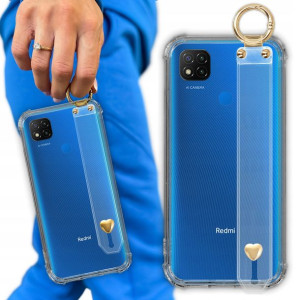 Etui Antishock Pasek Serduszko do XIAOMI REDMI 9C