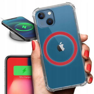 Etui Antishock Ring MAGSAFE Czerwony do IPHONE 14