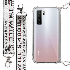 Etui Antishock Smycz Biała do HUAWEI P40 LITE 5G