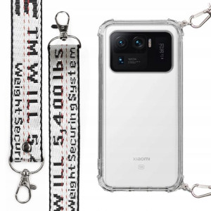 Etui Antishock Smycz Biała do XIAOMI MI 11 ULTRA