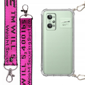 Etui Antishock Smycz Fuksja Do Realme Gt Neo 2 Pro