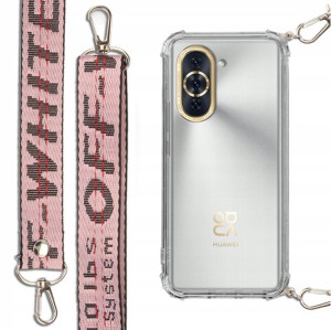 Etui Antishock Smycz Różowa do HUAWEI NOVA 10 PRO