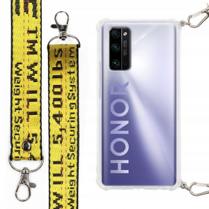 Etui Antishock Smycz Żółta do HUAWEI HONOR 30 PRO