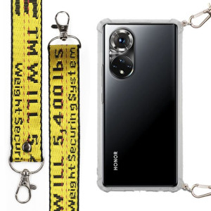 Etui Antishock Smycz Żółta do HUAWEI HONOR 50 PRO