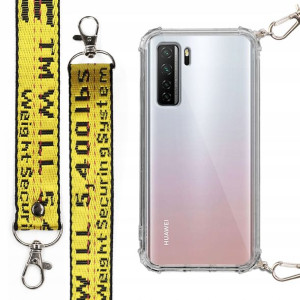 Etui Antishock Smycz Żółta do HUAWEI P40 LITE 5G