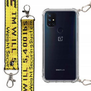 Etui Antishock Smycz Żółta do ONEPLUS NORD N10 5G