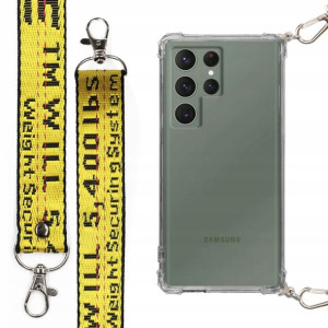 Etui Antishock Smycz Żółta Do Samsung S23 Ultra