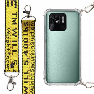 Etui Antishock Smycz Żółta do XIAOMI REDMI 10C 4G