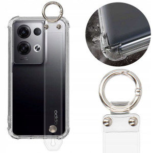 Etui Antishock Z Paskiem Do Oppo Reno 8 Plus 5g