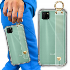 Etui Antishock Z Paskiem Serduszko do HUAWEI Y5P