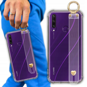 Etui Antishock Z Paskiem Serduszko do HUAWEI Y6P