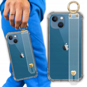 Etui Antishock Z Paskiem Serduszko do IPHONE 14