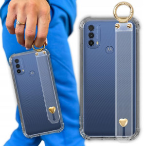 Etui Antishock Z Paskiem Serduszko do MOTOROLA E40