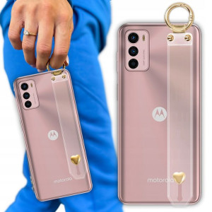 Etui Antishock Z Paskiem Serduszko do MOTOROLA G42