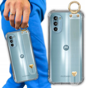 Etui Antishock Z Paskiem Serduszko do MOTOROLA G52