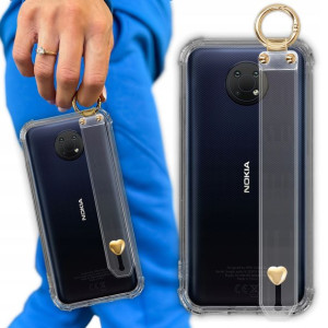 Etui Antishock Z Paskiem Serduszko do NOKIA G20