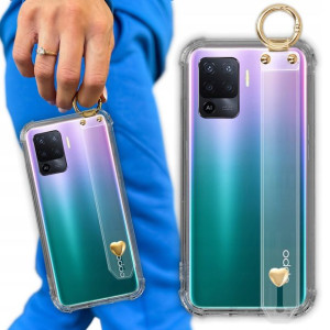Etui Antishock Z Paskiem Serduszko do OPPO F19 PRO