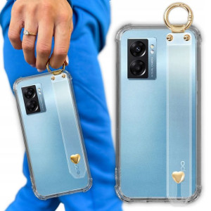 Etui Antishock Z Paskiem Serduszko do OPPO K10 5G