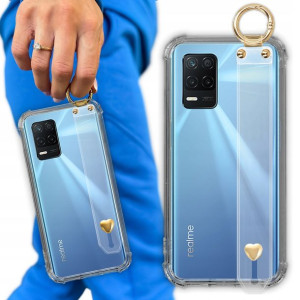 Etui Antishock Z Paskiem Serduszko do REALME 8 5G