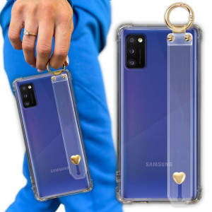 Etui Antishock Z Paskiem Serduszko do SAMSUNG A41