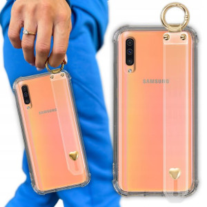Etui Antishock Z Paskiem Serduszko do SAMSUNG A50S