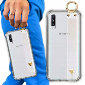 Etui Antishock Z Paskiem Serduszko do SAMSUNG A70