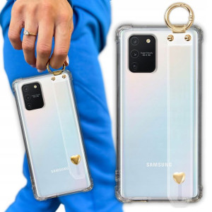Etui Antishock Z Paskiem Serduszko do SAMSUNG A91