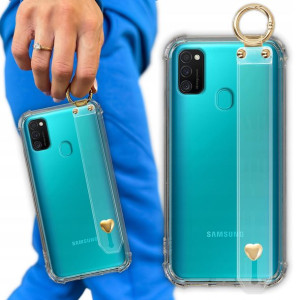 Etui Antishock Z Paskiem Serduszko do SAMSUNG M30S