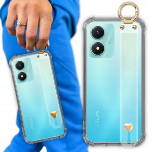 Etui Antishock Z Paskiem Serduszko do VIVO Y02s