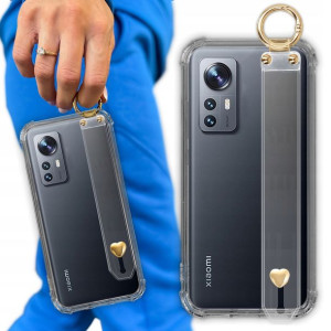Etui Antishock Z Paskiem Serduszko do XIAOMI 12 5G