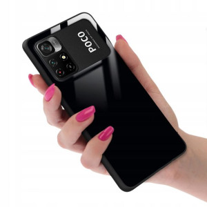Etui BLACK GLASS do XIAOMI POCO M4 PRO 5G Ochronne