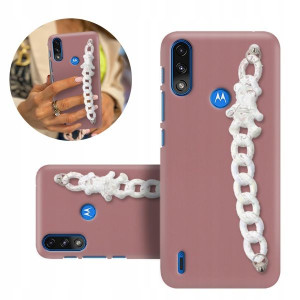 Etui Blink Mat Ciemny Róż Do Motorola E7 Power/e7i