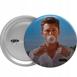 PRZYPINKA 44mm Prezent Dużo Wzorów TOM HOLLAND