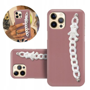 Etui Blink Matowe Ciemny Róż Do Iphone 12 Pro Max