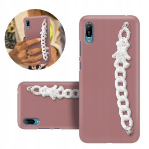 Etui Blink Matowe Ciemny Róż Top Do Huawei Y6 2019