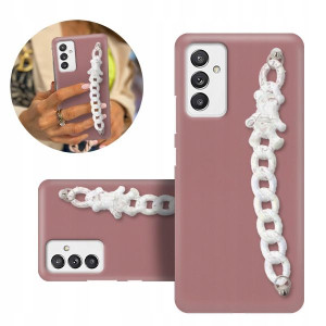 Etui Blink Matowe Ciemny Róż Top Do Samsung A82 5g